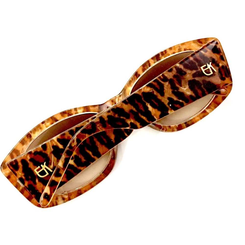 Emanuelle Khahn Tortoise Statement Sunglasses - image 3